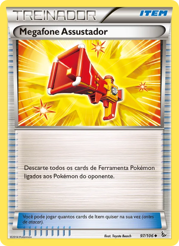 Megafone Assustador Flash de Fogo 97/106