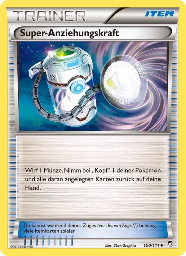 Super-Anziehungskraft Fliegende Fäuste 100/111