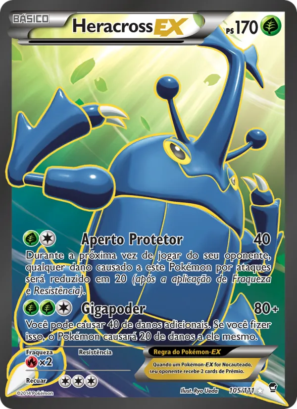 Heracross EX Punhos Furiosos 105/111