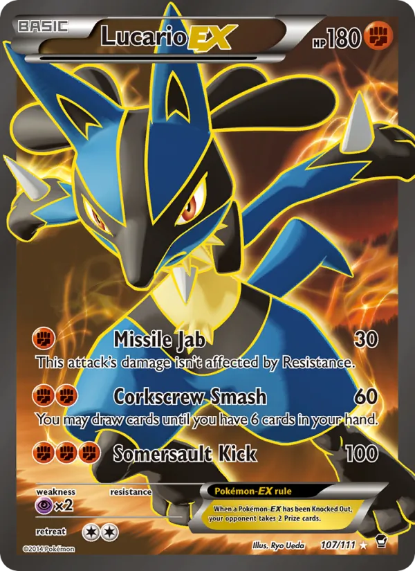 Lucario EX Furious Fists 107/111