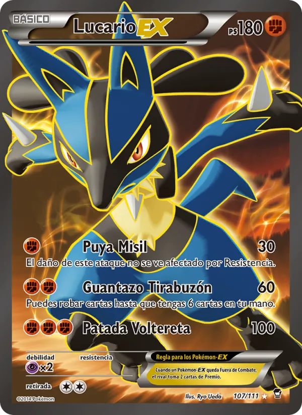 Lucario EX Puños Furiosos 107/111