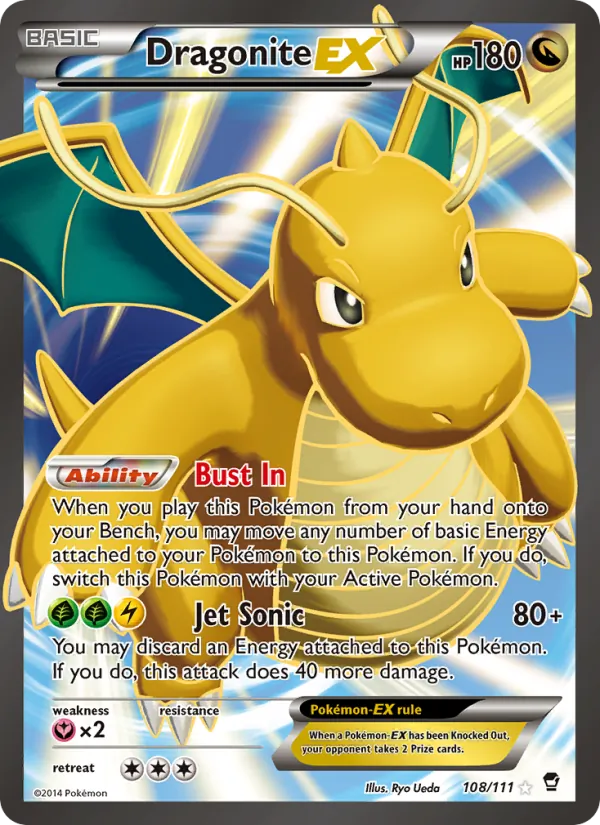 Dragonite EX Furious Fists 108/111