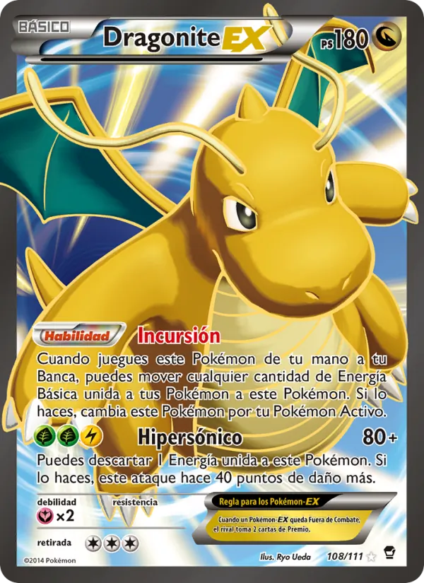 Dragonite EX Puños Furiosos 108/111