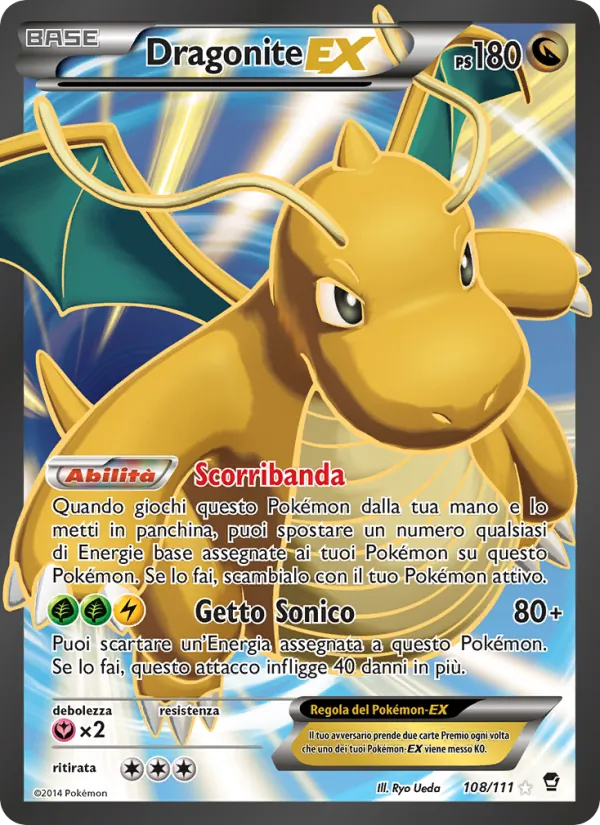 Dragonite EX Colpi Furiosi 108/111