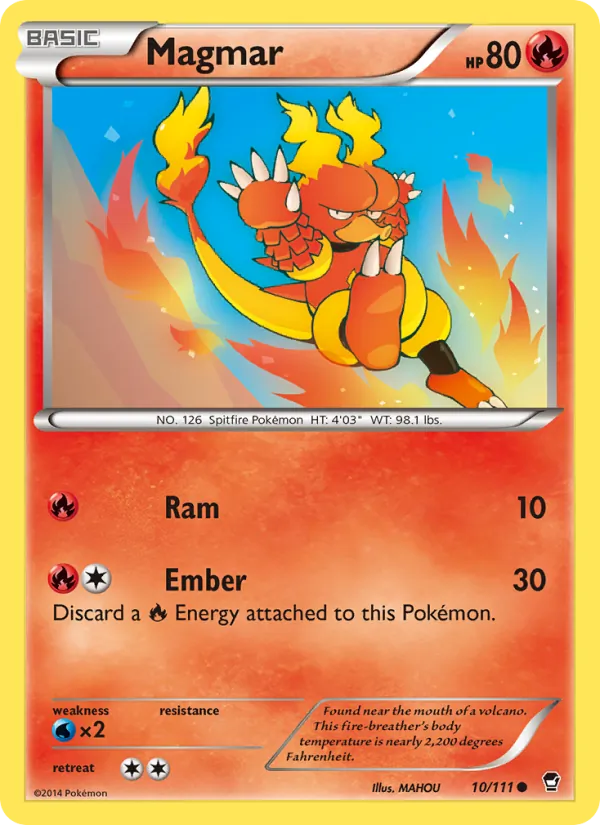 Magmar Furious Fists 10/111