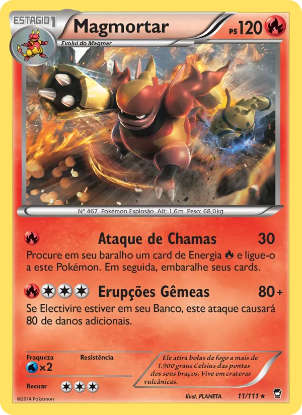 Magmortar Punhos Furiosos 11/111