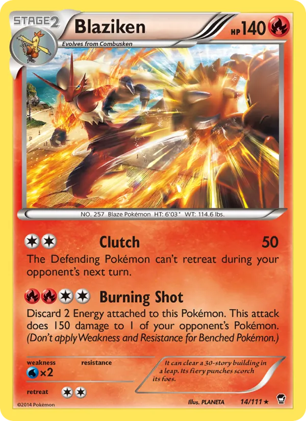 Blaziken Furious Fists 14/111
