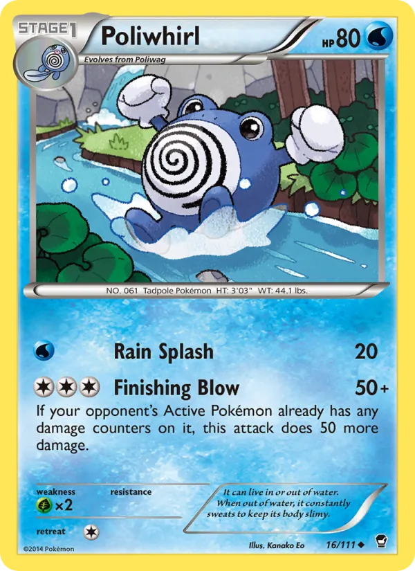 Poliwhirl Puños Furiosos 16/111