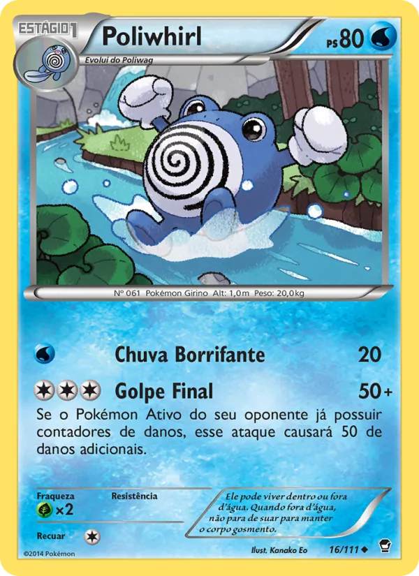 Poliwhirl Punhos Furiosos 16/111