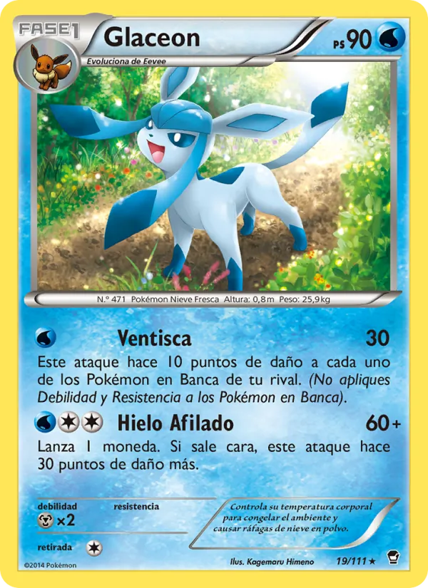 Glaceon Puños Furiosos 19/111