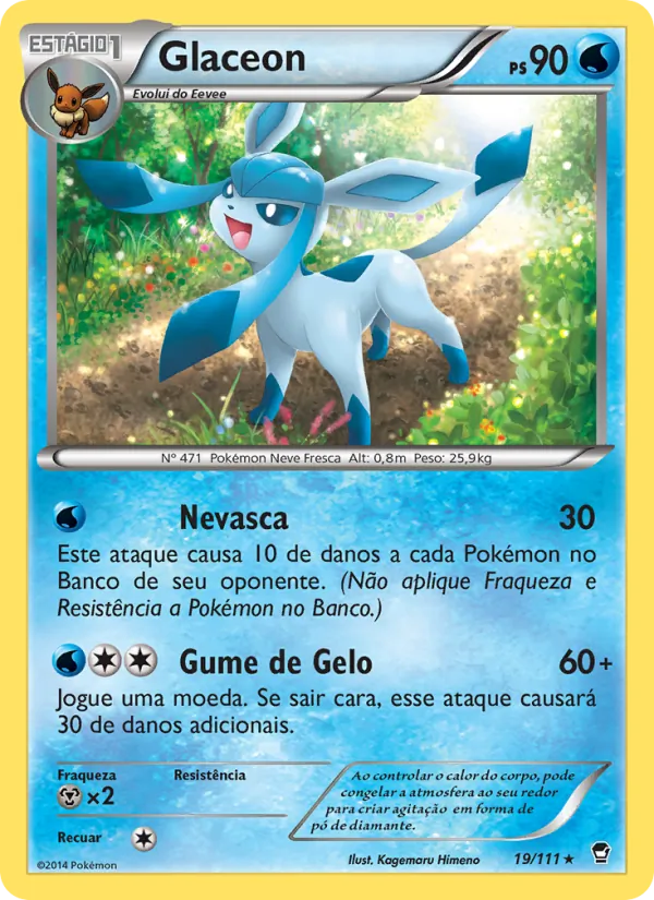 Glaceon Punhos Furiosos 19/111
