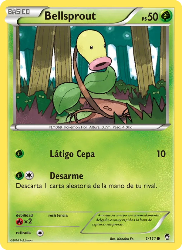 Bellsprout Puños Furiosos 1/111