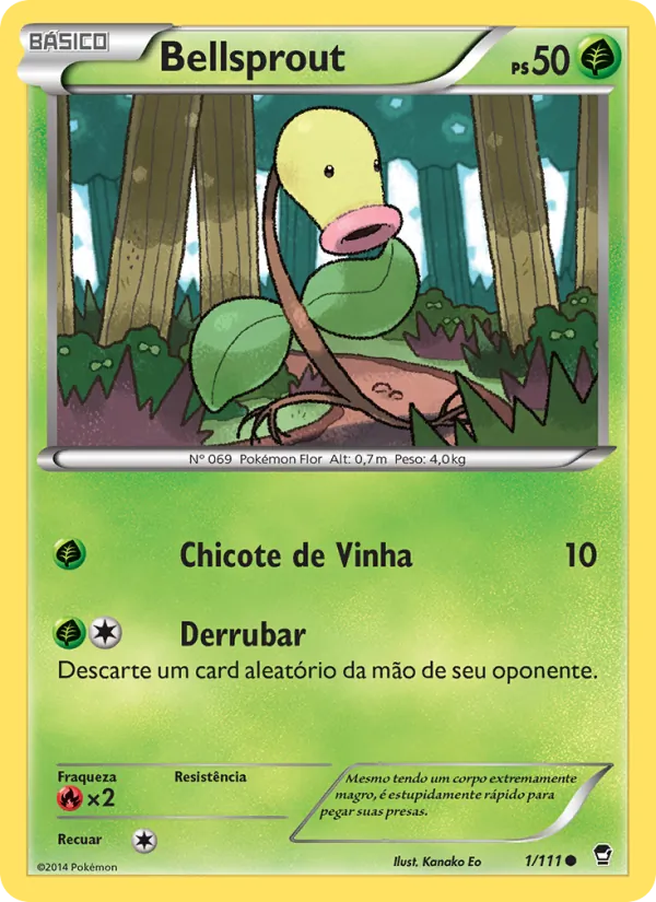 Bellsprout Punhos Furiosos 1/111