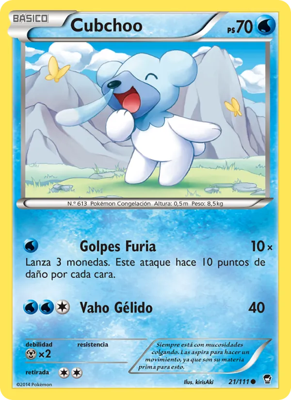 Cubchoo Puños Furiosos 21/111