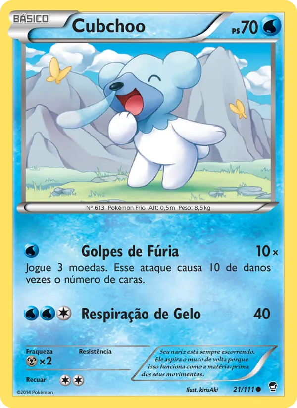 Cubchoo Punhos Furiosos 21/111