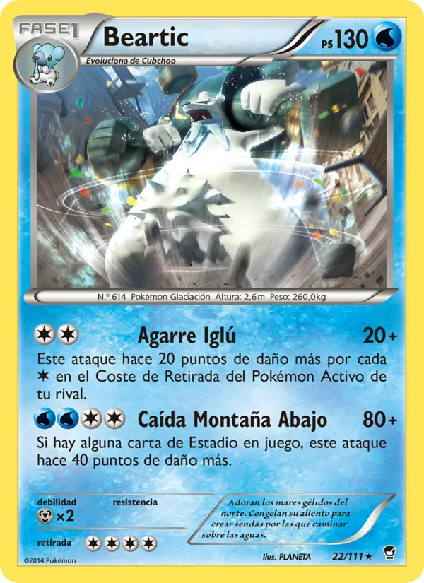Beartic Puños Furiosos 22/111