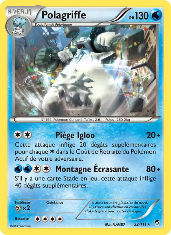 Polagriffe Poings Furieux 22/111