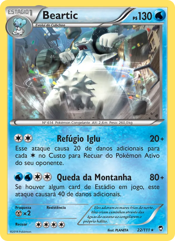 Beartic Punhos Furiosos 22/111