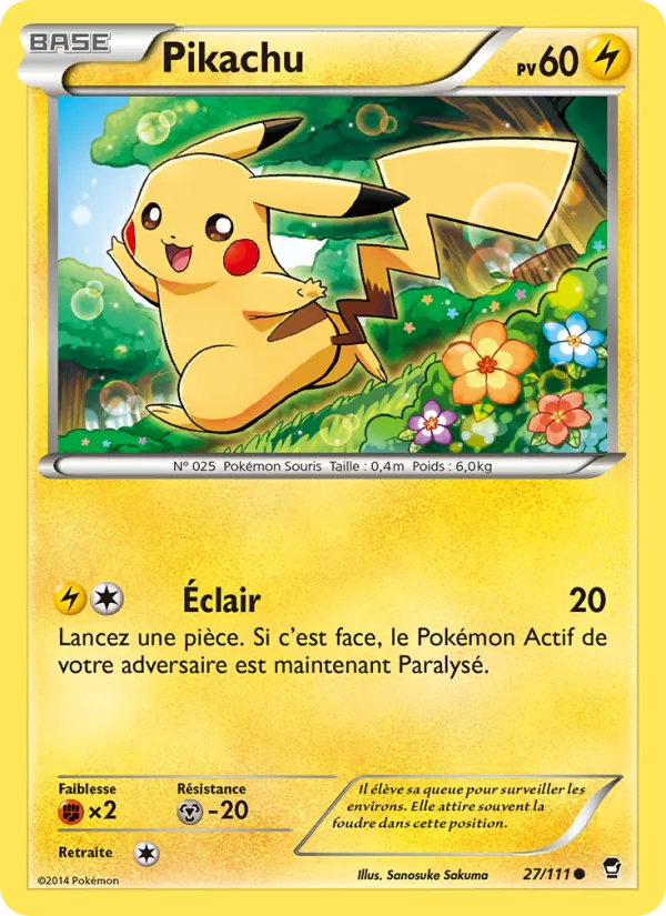 Pikachu Poings Furieux 27/111