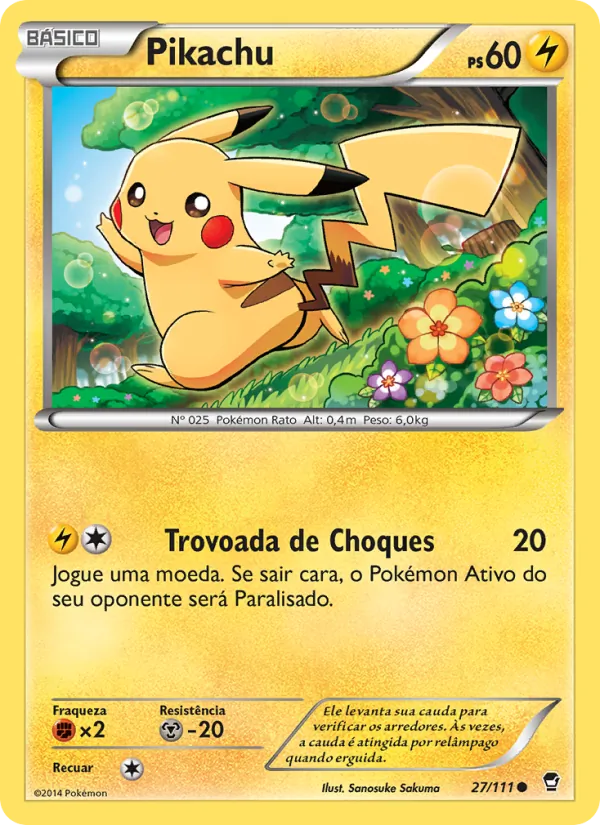 Pikachu Punhos Furiosos 27/111