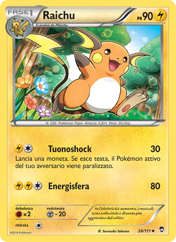 Raichu Colpi Furiosi 28/111