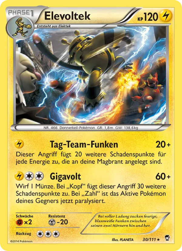 Elevoltek Fliegende Fäuste 30/111