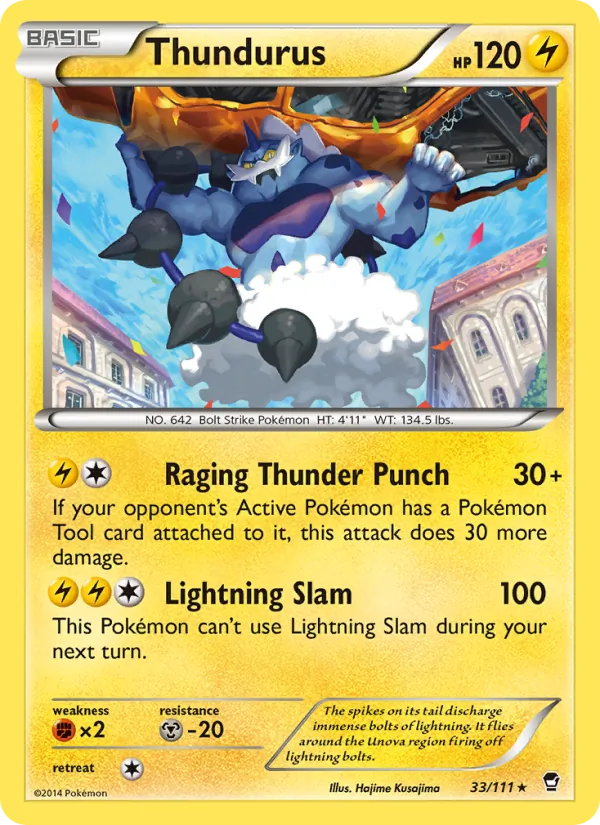 Thundurus Furious Fists 33/111