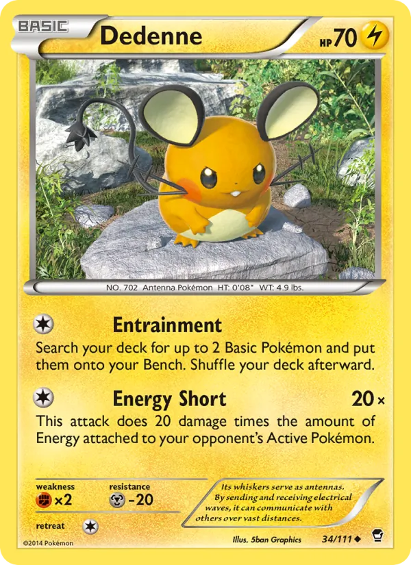 Dedenne Furious Fists 34/111