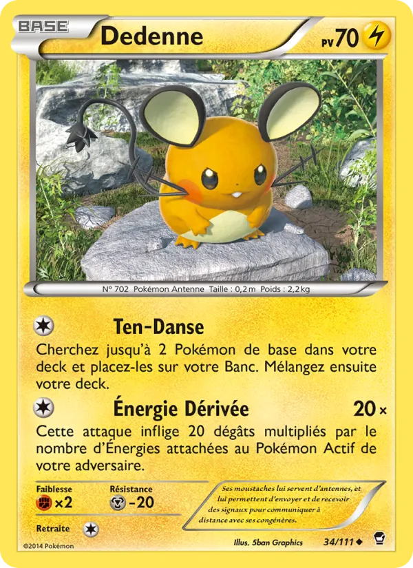 Dedenne Poings Furieux 34/111