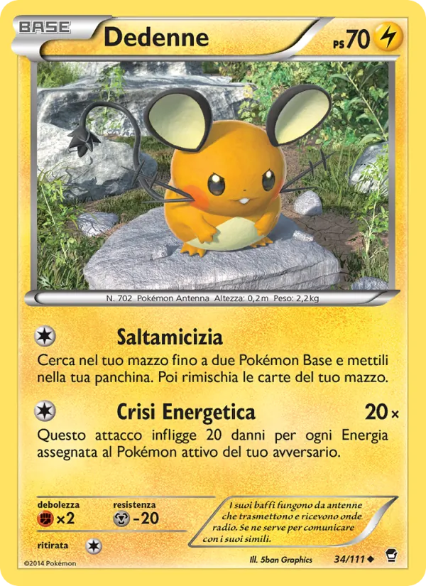 Dedenne Colpi Furiosi 34/111