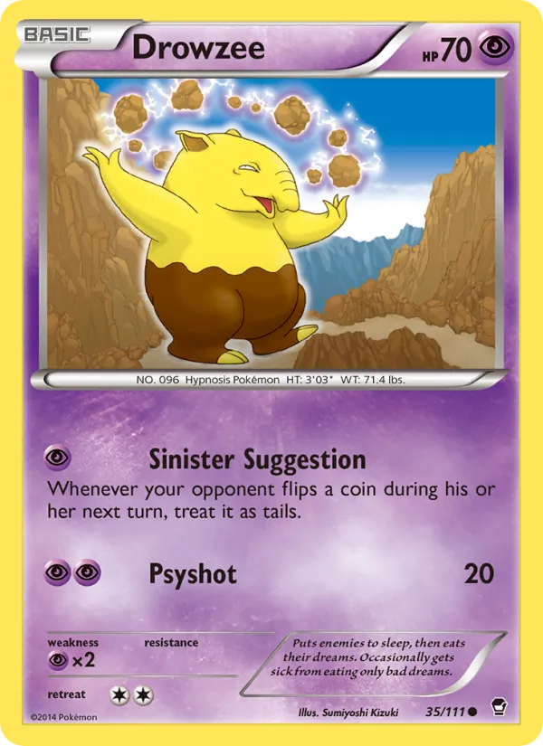 Drowzee Furious Fists 35/111