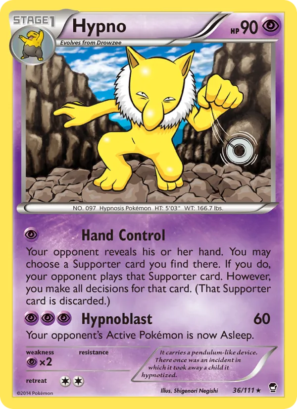 Hypno Furious Fists 36/111