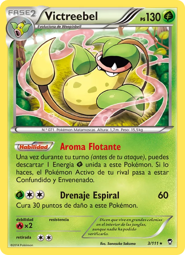 Victreebel Puños Furiosos 3/111