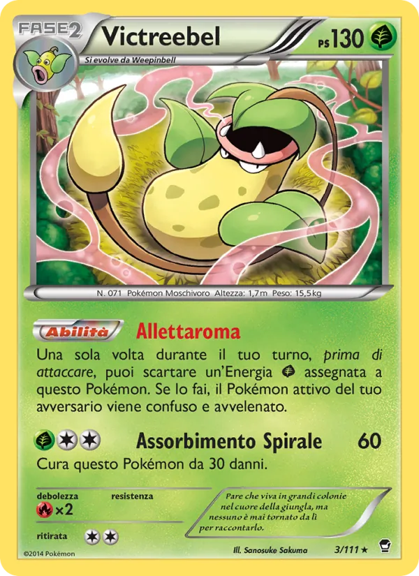 Victreebel Colpi Furiosi 3/111