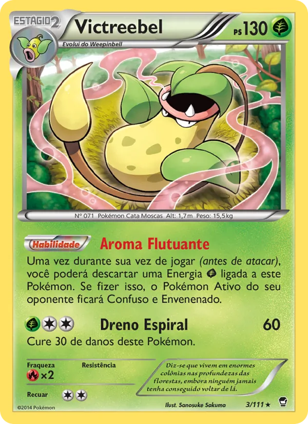 Victreebel Punhos Furiosos 3/111