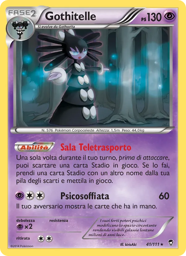 Gothitelle Colpi Furiosi 41/111