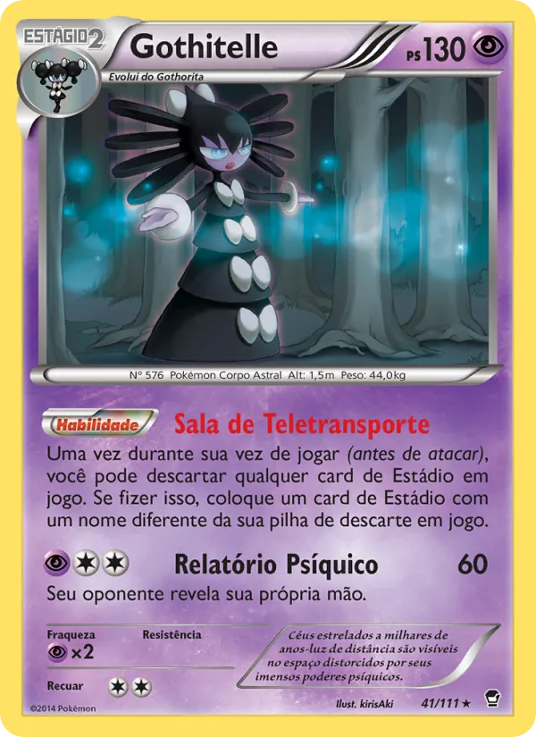 Gothitelle Punhos Furiosos 41/111