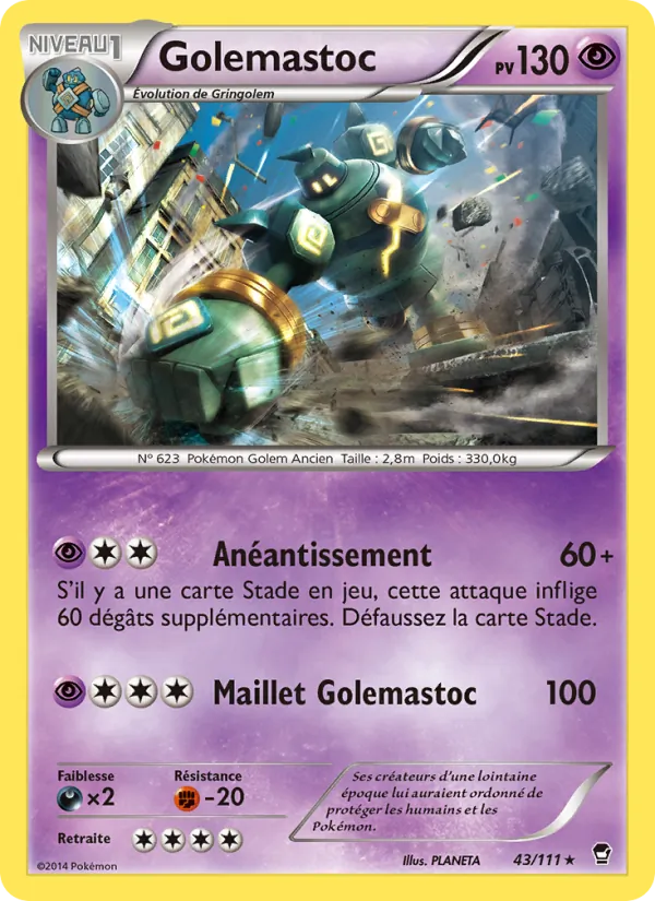 Golemastoc Poings Furieux 43/111