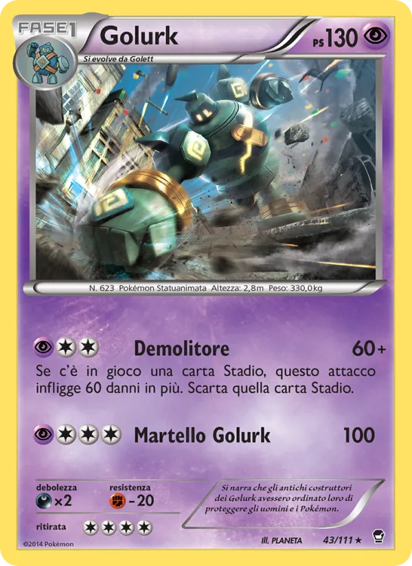 Golurk Colpi Furiosi 43/111