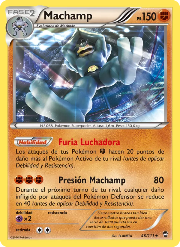 Machamp Puños Furiosos 46/111