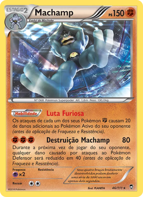 Machamp Punhos Furiosos 46/111