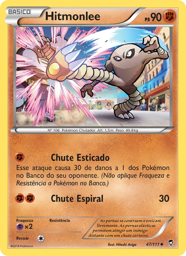 Hitmonlee Punhos Furiosos 47/111
