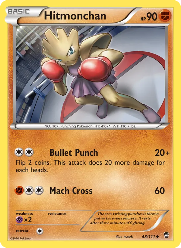 Hitmonchan Furious Fists 48/111