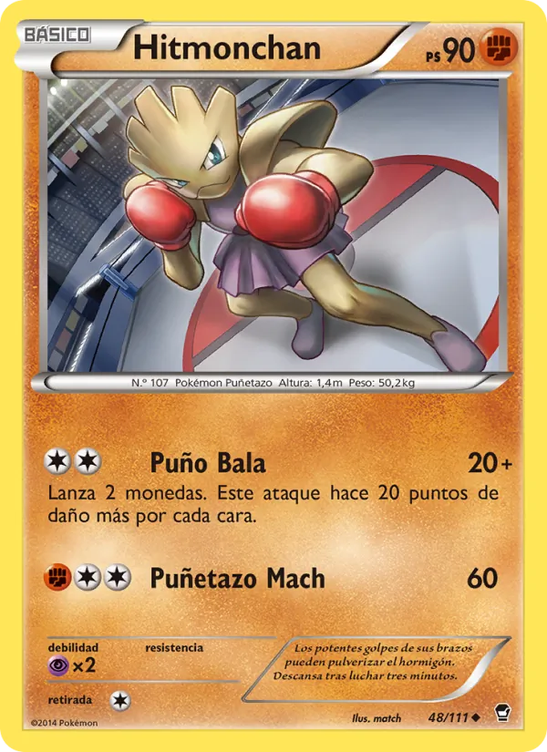 Hitmonchan Puños Furiosos 48/111