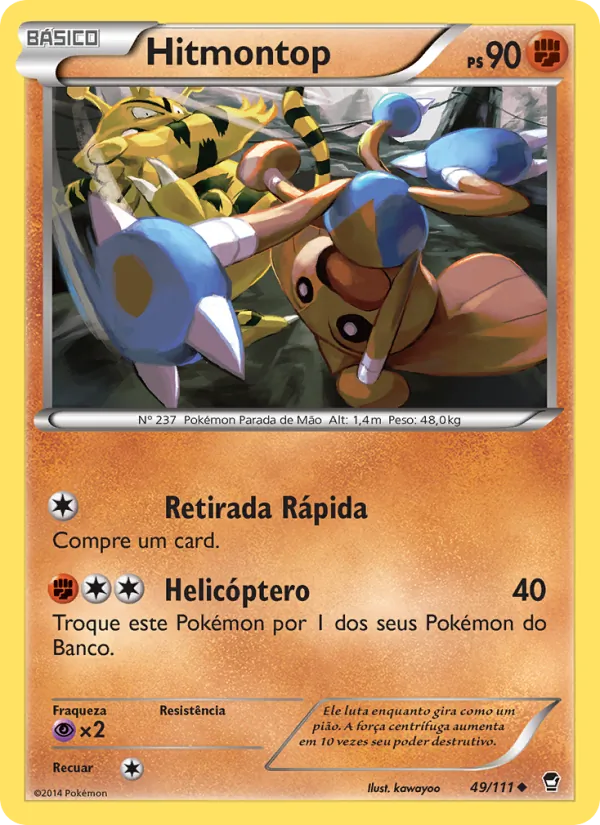 Hitmontop Punhos Furiosos 49/111