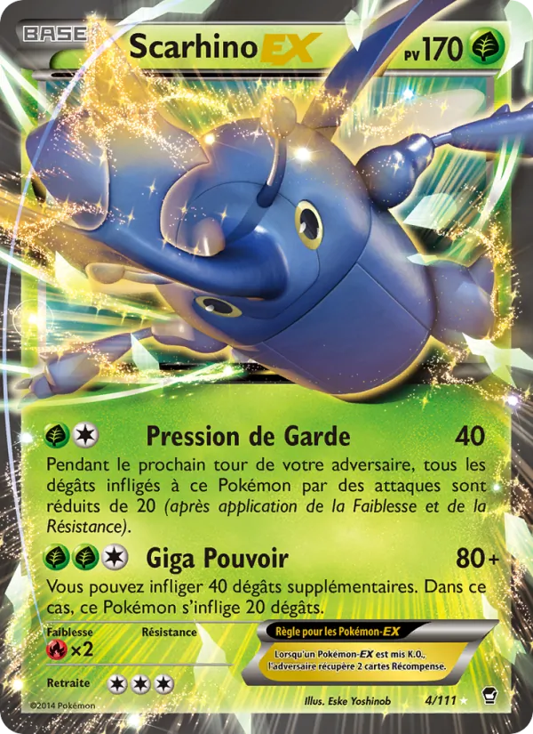 Scarhino EX Poings Furieux 4/111