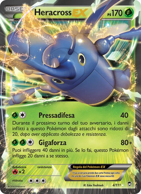Heracross EX Colpi Furiosi 4/111