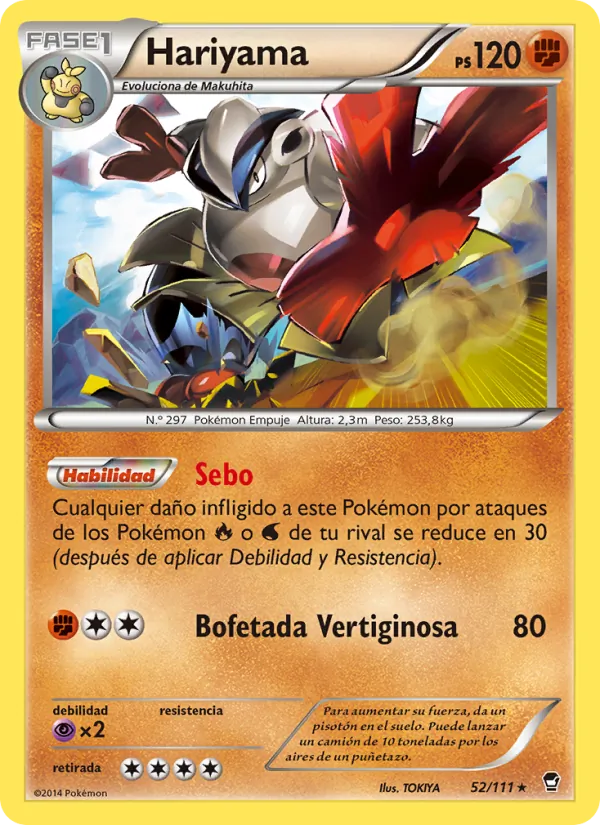 Hariyama Puños Furiosos 52/111