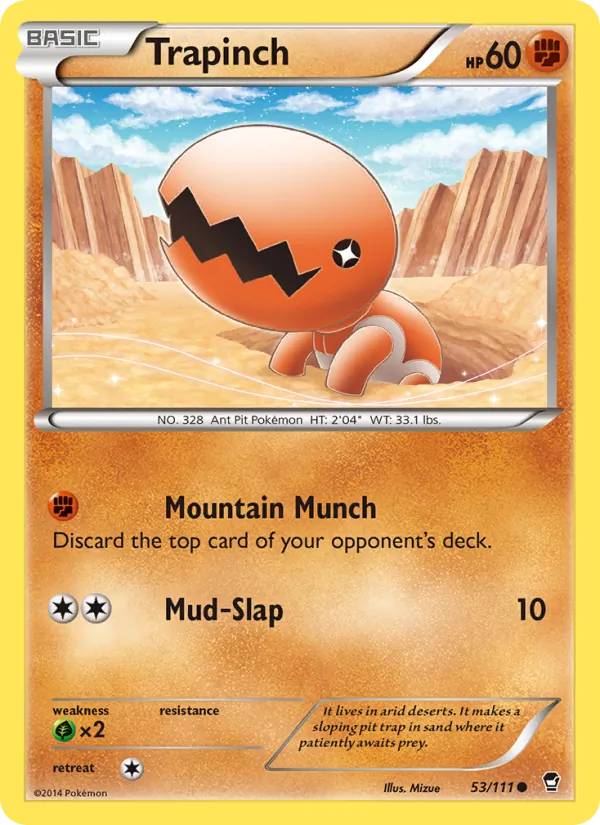 Trapinch Furious Fists 53/111