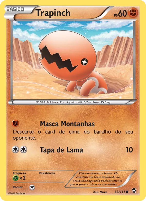 Trapinch Punhos Furiosos 53/111